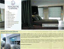Tablet Screenshot of magnum-capital.pl